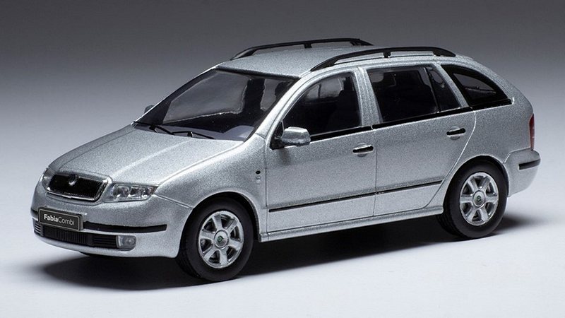 Skoda Fabia 2000 (Silver) by ixo-models