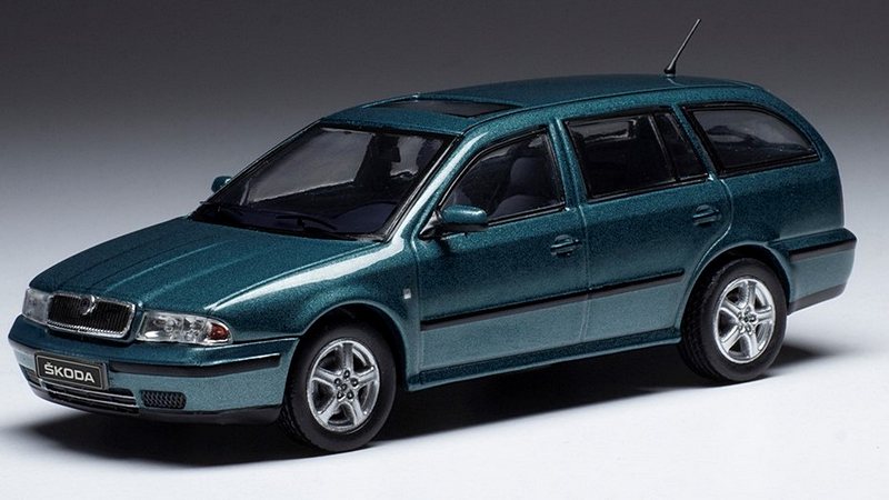 Skoda Octavia SW Station Wagon 1998 (Metallic Green) by ixo-models