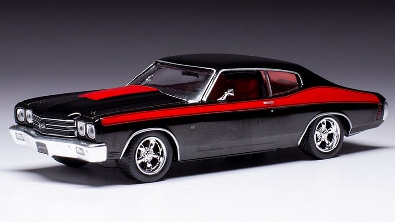 Chevrolet Chevelle SS 1970 (Black/Red) by ixo-models