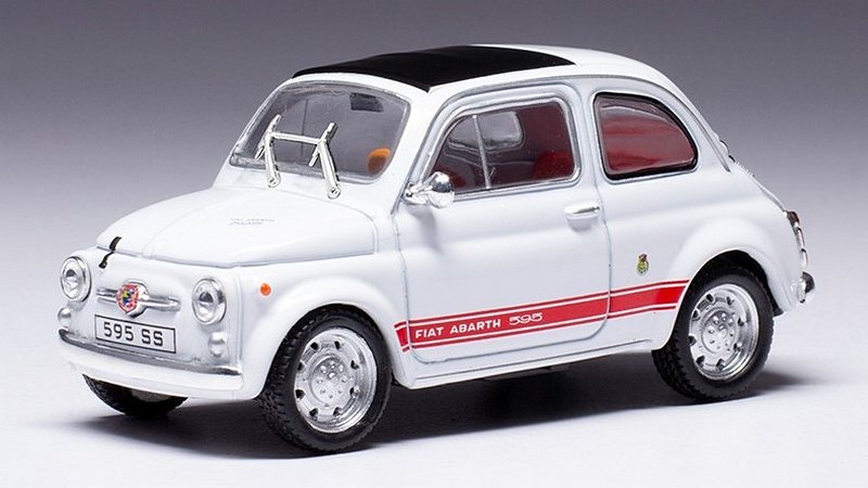 Fiat Abarth 595 SS 1957 (White) by ixo-models