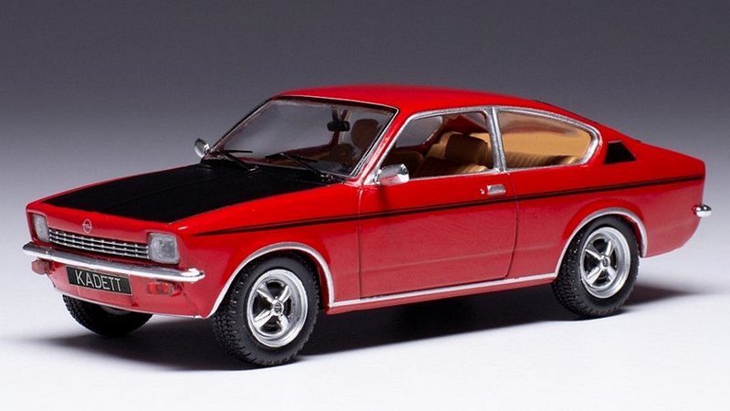 Opel Kadett C Coupe SR 1976 (Red/Black) by ixo-models