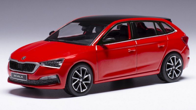 Skoda Scala 2019 (Red) by ixo-models