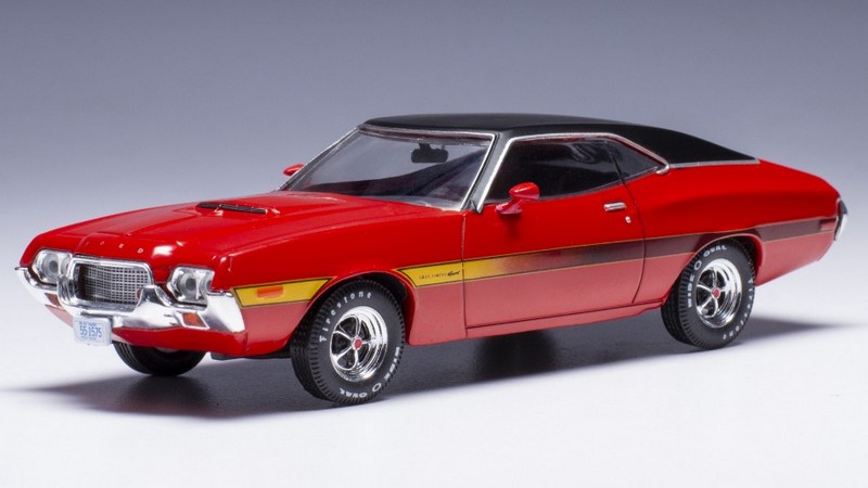 Ford Gran Torino Sport 1972 (Red) by ixo-models