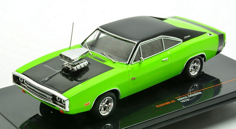 Dodge Charger RT 1970 (Light Green/Black) by ixo-models
