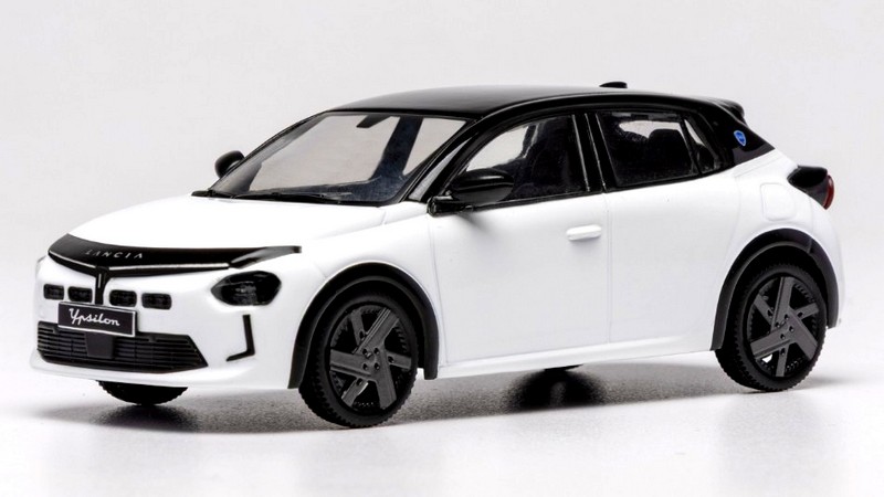 Lancia Ypsilon 2025 White/black 1:43 by ixo-models
