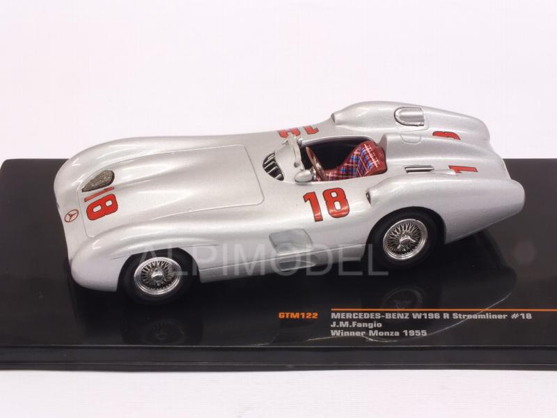 Mercedes W196R Streamliner #18 Winner Monza 1955 Juan Manuel Fangio - ixo-models