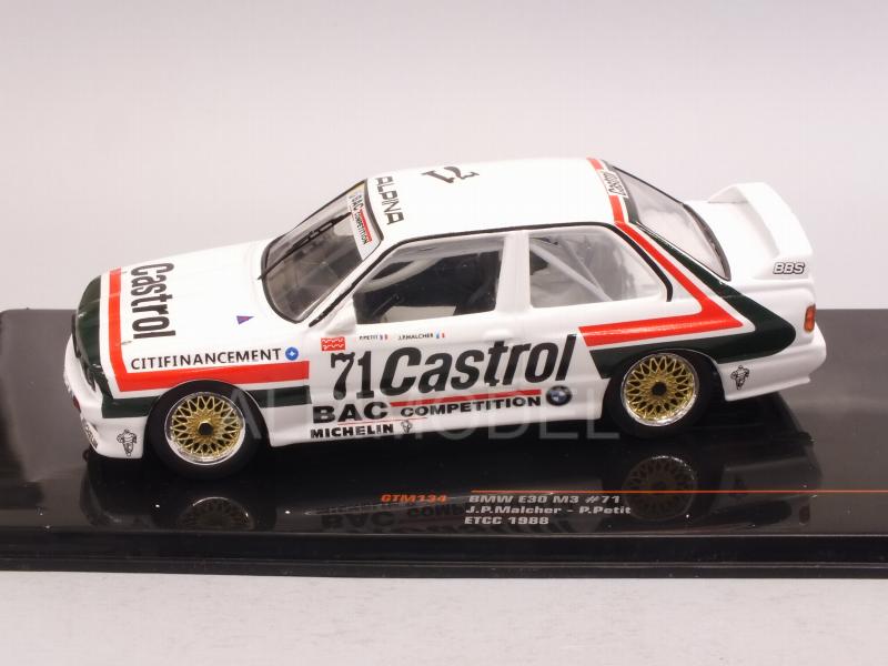 BMW M3 (E30) #71 ETCC 1988 Malcher - Petit - ixo-models
