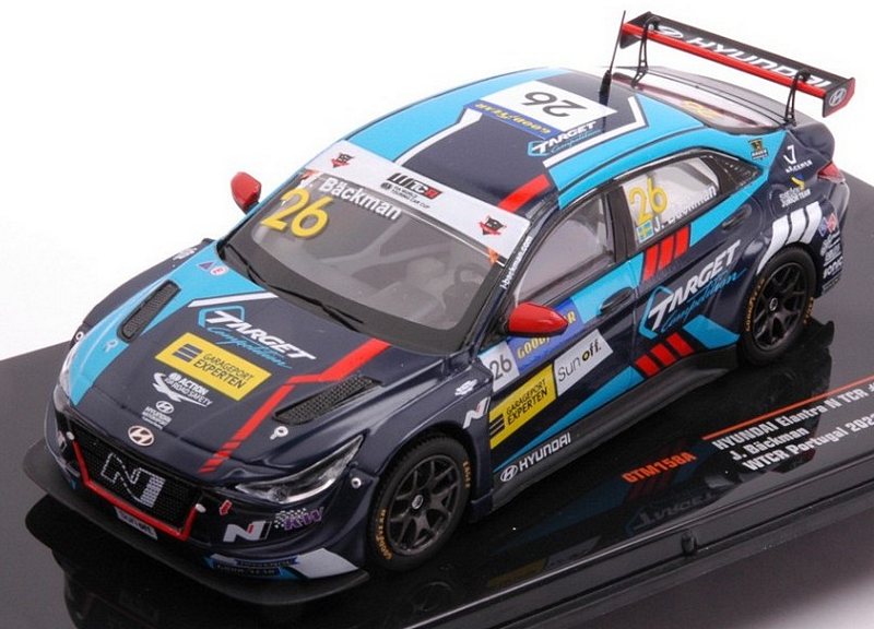 Hyundai Elantra N TCR #26 Target WTCR Portugal 2021 J.Backman by ixo-models