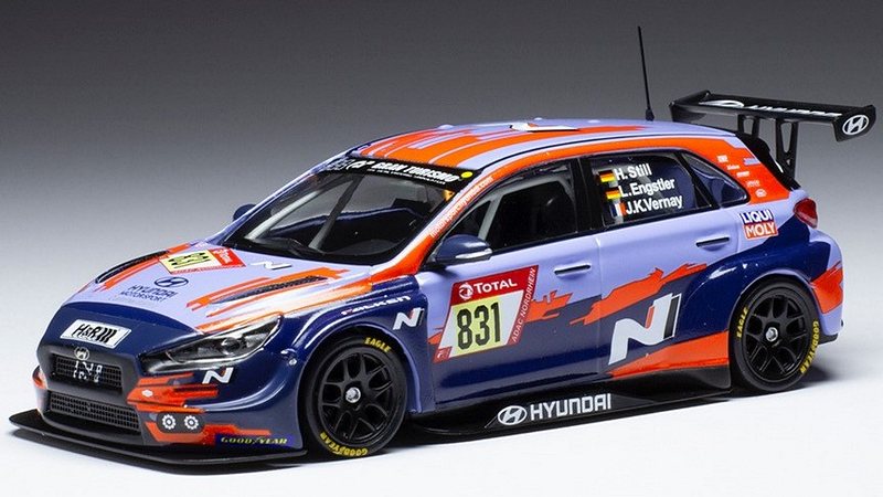 Hyundai Elantra N TCR #831 Nurburgring 2021 Engstler - Still - Vernay by ixo-models