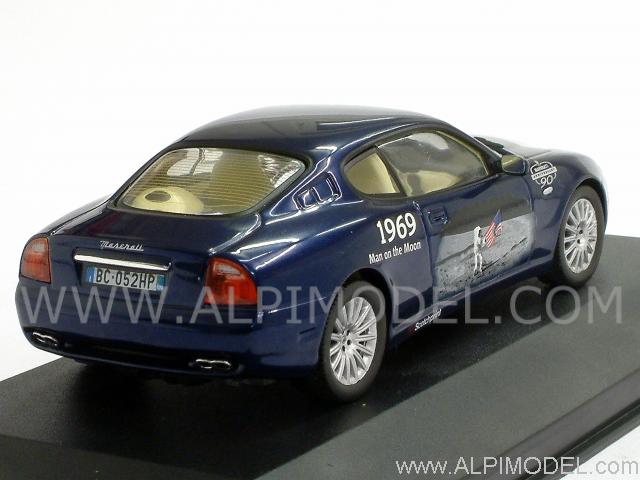 Maserati Coupe Cambiocorsa 2002 Blue (Maserati 90th Anniversary-L'uomo sulla luna 1969) - ixo-models