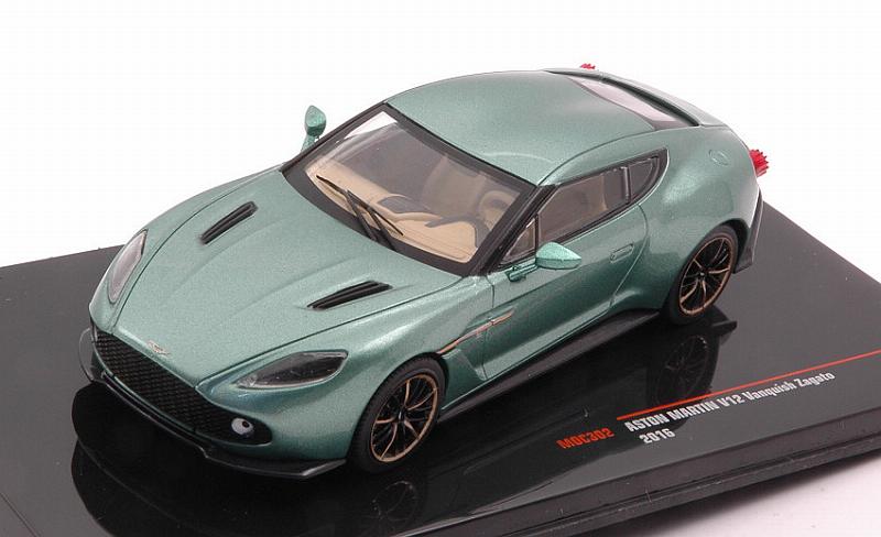 Aston Martin V12 Vanquish Zagato 2016 (Metallic Green) by ixo-models