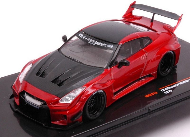 Nissan 35GT-RR LB-Silhouette Works GT 2019 (Metallic Red) by ixo-models