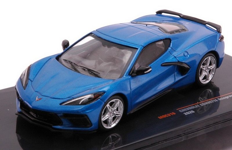 Chevrolet Corvette (C8) Stingray 2020 (Metallic Blue) by ixo-models