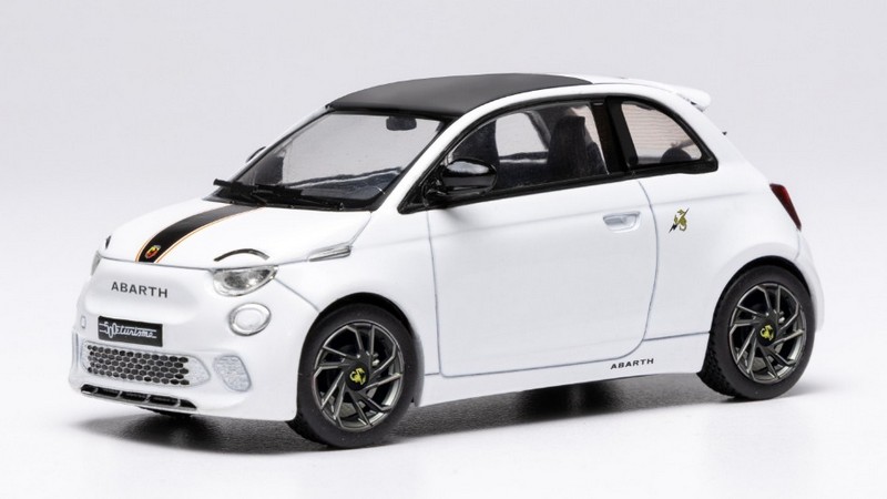 Fiat 500e Abarth 2024 (White) by ixo-models