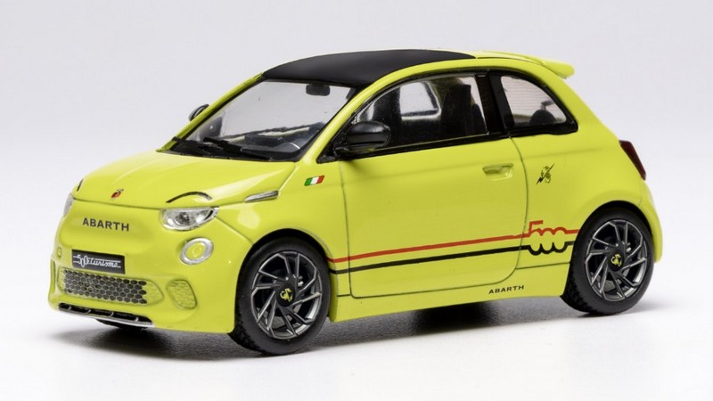 Fiat 500e Abarth 2024 (Yellow) by ixo-models