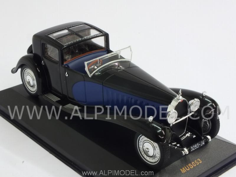 Bugatti Type 41 Royale 1928 (Black/Blue) - ixo-models