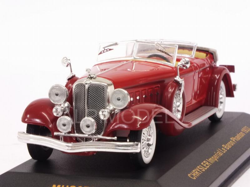 Chrysler Imperial Le Baron Phaeton 1933 (Red) by ixo-models