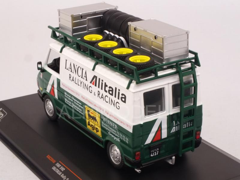 Fiat 242 Alitalia Rally Service with roof rack - ixo-models