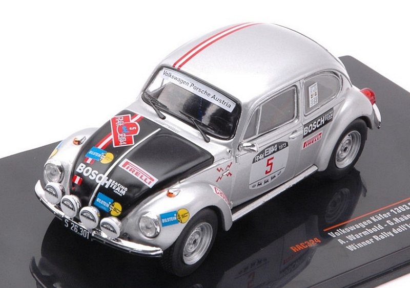 Volkswagen Beetle 1303S #5 Winner Rally Elba 1973 Warmbold - Haagbom by ixo-models