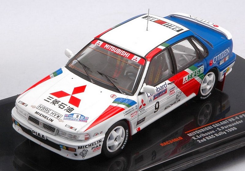 Mitsubishi Galant VR-4 #9 RAC Rally 1990 Eriksson - Parmander by ixo-models