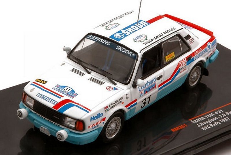 Skoda 130L #31 RAC Rally 1987 Haugland - Bohlin by ixo-models