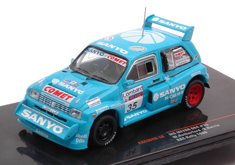 MG Metro 6R4 #35 RAC Rally 1986 Rrutherford - Harris by ixo-models