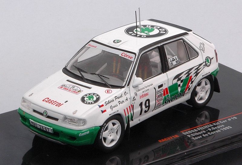 Skoda Felicia #19 Tour De Corse 1995 Siber - Gross by ixo-models