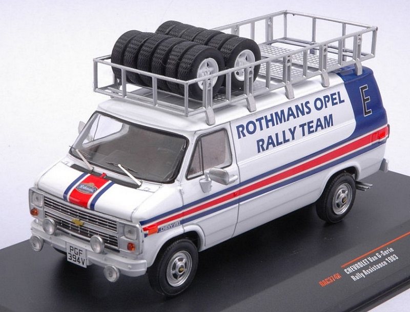 Chevrolet G-Series Van Rothmans Opel Rally Team 1983 by ixo-models