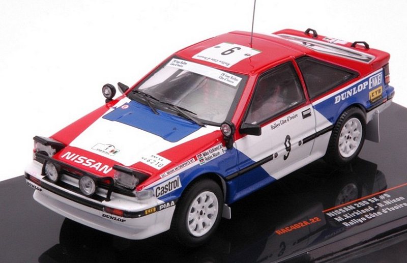Nissan 200 SX #9 Rally Cote D'Ivoire 1987 Kirkland - Nixon by ixo-models