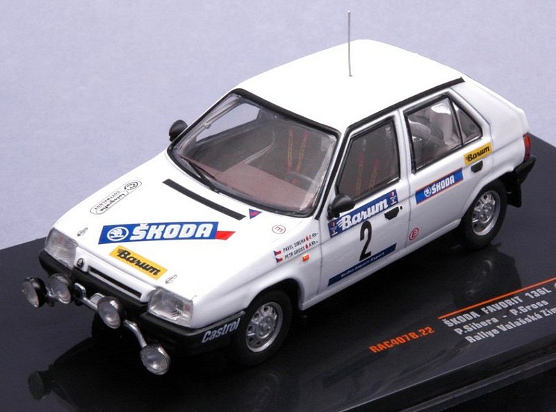 Skoda Favorit 136L #2 Rally Valasskaa Zima 1989 Sibera - Gross by ixo-models