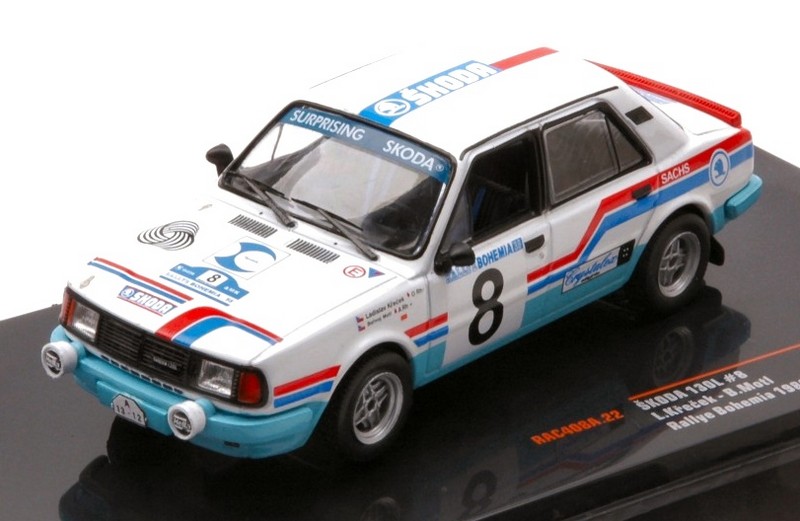 Skoda 130L #8 Rally Bohemia 1988 Krecek - Motl by ixo-models