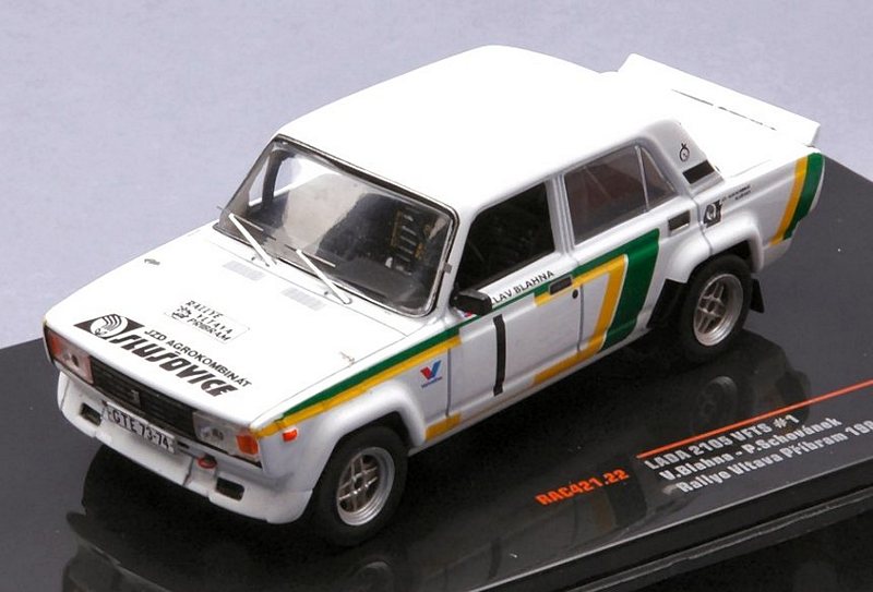 Lada 2105 VFTS #1 Vitava Pribram Rally 1988 Blahna - Schovanek by ixo-models
