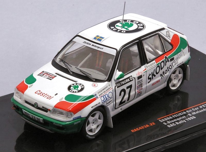 Skoda Felicia #27 RAC Rally 1996 Blomqvist - Melander by ixo-models