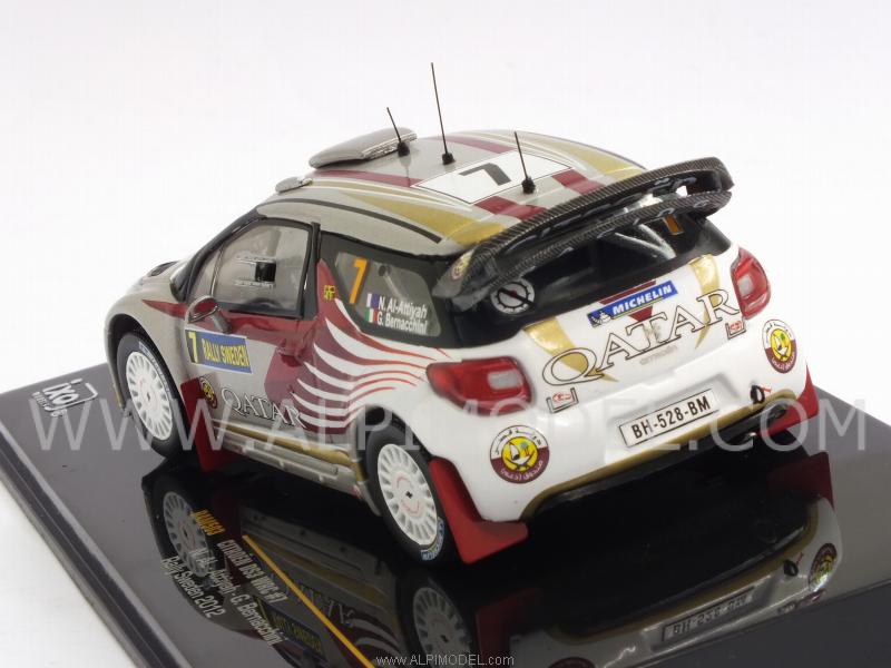 Citroen DS3 WRC #7 Rally Sweden 2012 Attiyah - Bernacchini - ixo-models
