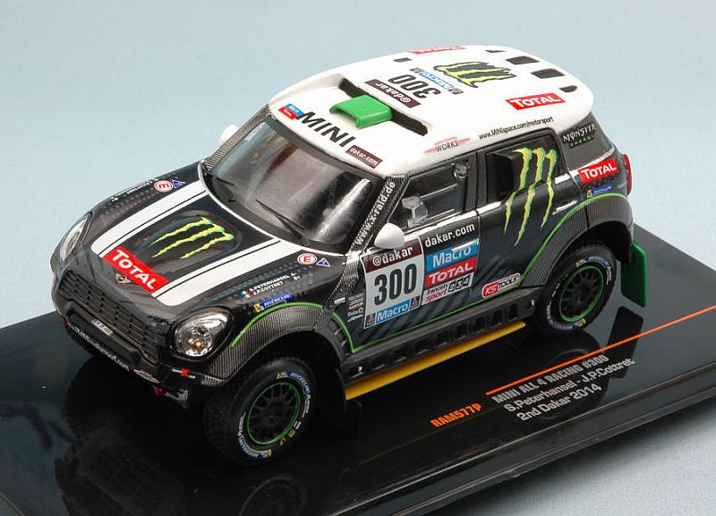 MINI ALL 4 Racing #N300 2nd Rally Dakar 2014 Peterhansel - Cottret by ixo-models