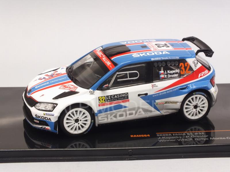 Skoda Fabia R5 #32 Rally Monte Carlo 2018 Kopecky - Dresler - ixo-models