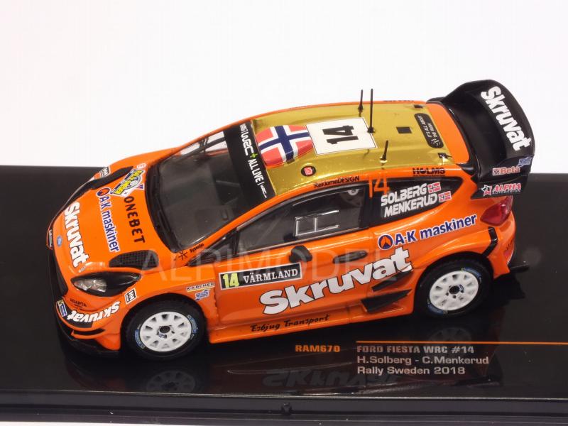 Ford Fiesta WRC #14 Rally Sweden 2018 Solberg - Menkerud - ixo-models