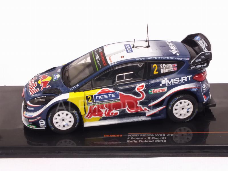 Ford Fiesta WRC #2 Rally Finland 2018 Evans - Barritt - ixo-models