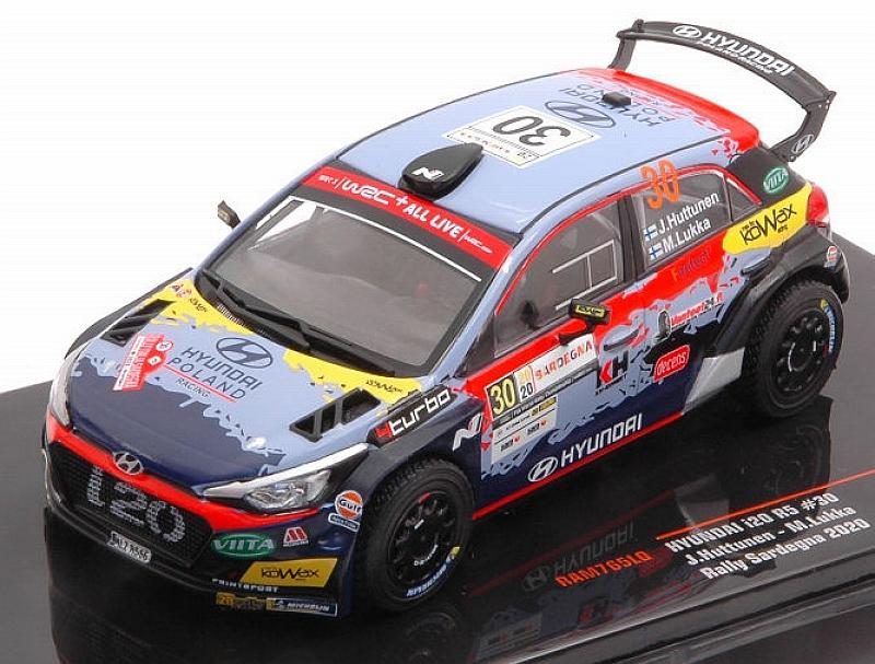Hyundai I20 R5 WRC #30 Rally Sardegna 2020 Huttunen - Lukka by ixo-models