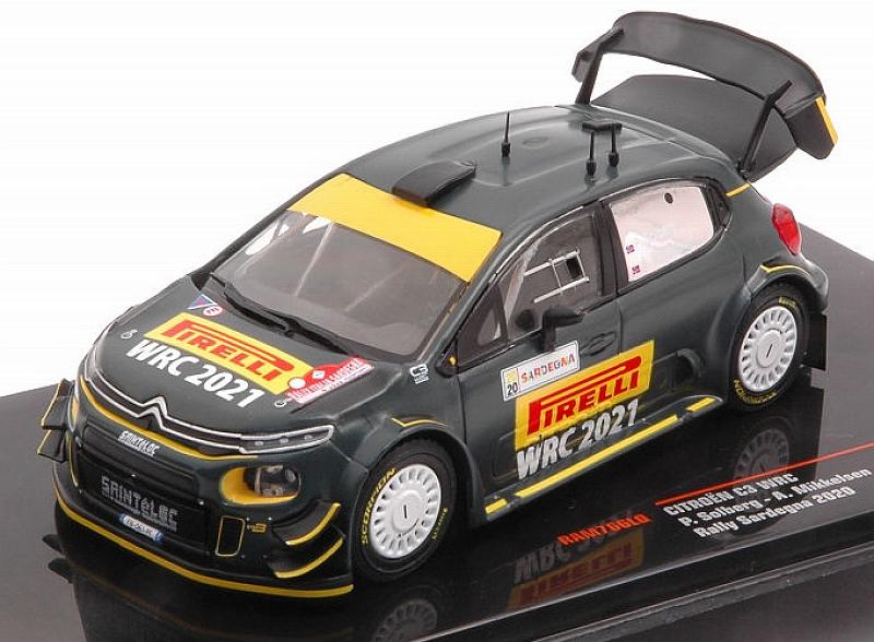 Citroen C3 WRC Rally Sardegna 2020 Solberg - Mikkelsen by ixo-models