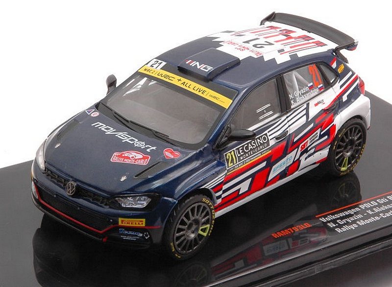 Volkswagen Polo GTI R5 #21 Rally Monte Carlo 2021 Gryazin - Aleksandrov by ixo-models