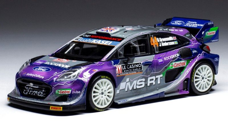 Ford Puma WRC #44 Rally Monte Carlo 2022 Greensmith - Andersson by ixo-models