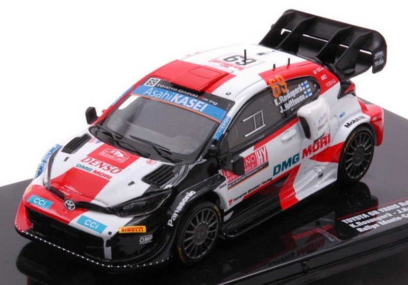 Toyota Yaris GR #69 Rally 1 Monte Carlo 2022 Rovanpera - Halttunen by ixo-models