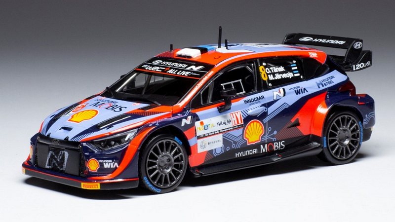 Hyundai I20N Rally1 #8 Rally Croatia 2021 Tanak - Jarveoja by ixo-models