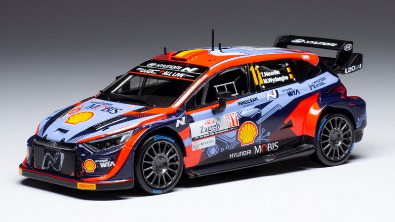 Hyundai I20N Rally1 #11 Rally Croatia 2021 Neuville - Wydaeghe by ixo-models
