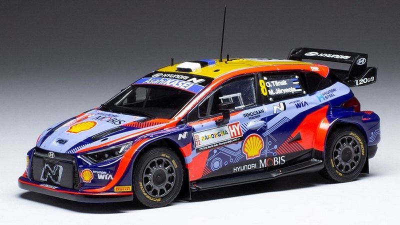 Hyundai I20 #8 Rally Sardegna 2022 Tanak - Jarveoja by ixo-models