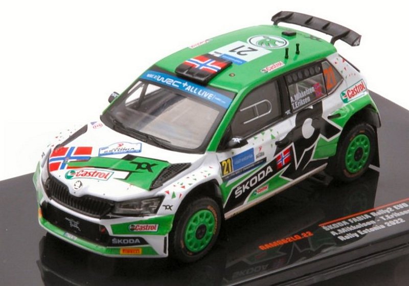 Skoda Fabia Rally2 Evo #21 Rally Estland 2022 Mikkelsen - Eriksen by ixo-models