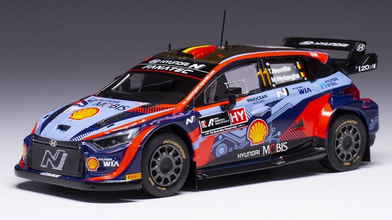 Hyundai I20N WRC #11 Rally Acropolis 2022 Neuville - Wydaeghe by ixo-models