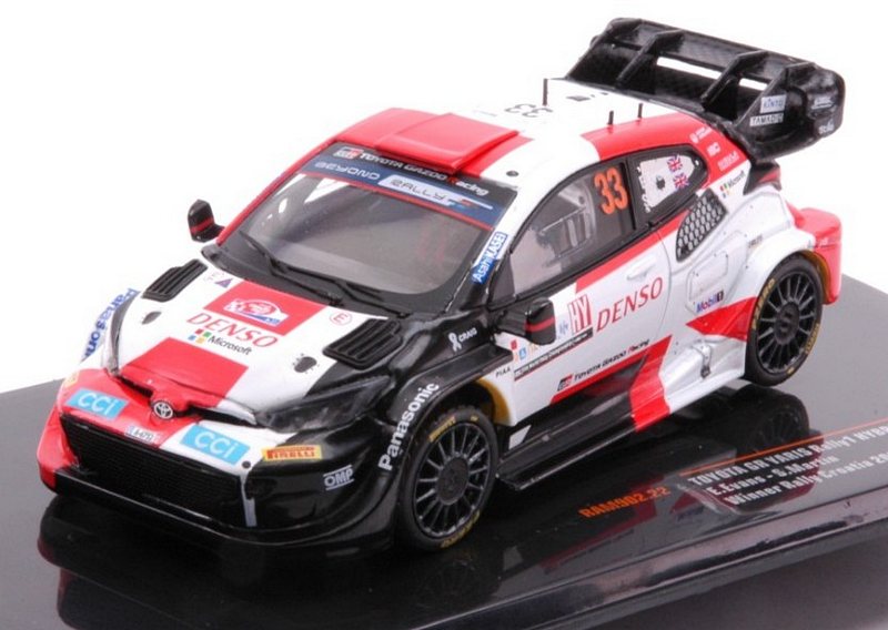 Toyota Yaris WRC #33 Rally Ypres 2022 Evans - Martin by ixo-models