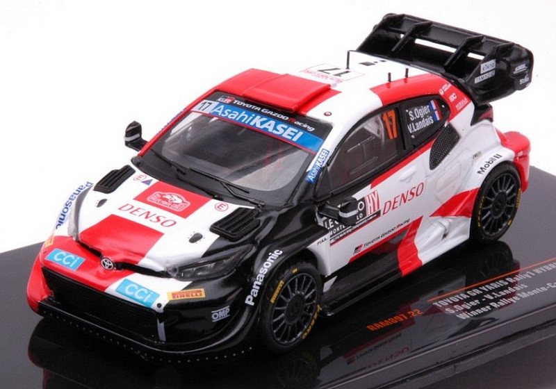 Toyota Yaris WRC #17 Winner Rally Monte Carlo 2023 Ogier - Landais by ixo-models